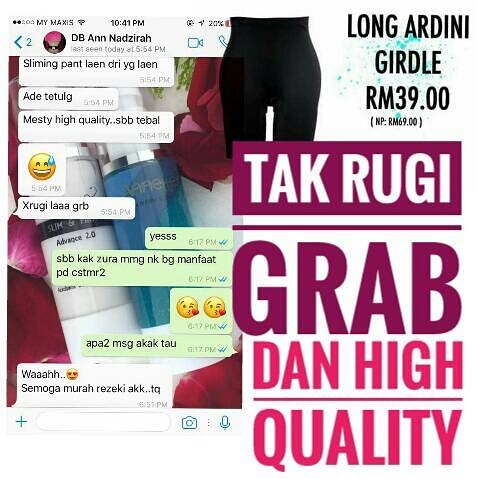 Kan dah gtau.  Kualiti terbaik. Memang tak rugi korang try tau😍😍
.
.
Nak kesan ramping kekal?  Sapu je gel Annette.  Yang penting, biar lambat asal selamat 😘😘😘😘
Konsisten itu yang paling penting 😁😁😁
Dan yang pasti memang berkesan..InshaAllah..
.
.
Tak kan nak tengok orang lain je dah berjaya 😏😏
Nak cuba? Nak order?
.
Whtsapp 0176372213 utk order
.
#annettegelfeedback utk review testimoni
.
#gelkurusmurah #gelkurusberkesan #gelkurusluluskkm #ubatkurusberkesan #ubatkurusluluskkm #ubatkurusmurah #losyenkurusmurah #annettegel #jomkurusdanlangsing #jomkurus #bazaarpaknil #kurustanpaubat #gelkurus #terapiinstagram #annette #stokissahannette - Koleksi Baju Raya (@annette_gel_kurus_)