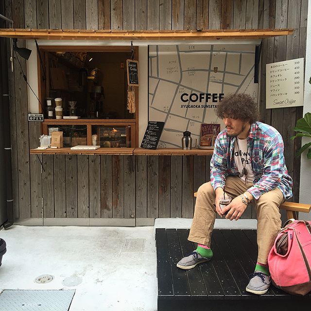 #TodaysOtogi 〜 #今日の音樹くん♩
#sunsetcoffee 
#otogi#Actor#musician#Jiyugaoka#自由ヶ丘#
#love#piece#fashion#music#festival#performance#entertainer#model#interior#coffee#surf#design#photograph#art#outdoor#camp#circus#flower#travel#Tinyhouse#minimalist - Vels university (@m.otg)