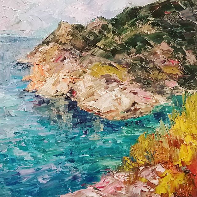 ?ltimos d?as para ver las obras de nuestro querido #Arty Arturo Espinosa en nuestra galer?a de #barcelona #carredartistes #impressionism #impressionismo #pinturafigurativa #paisaje #elmar #artecomtemporaneo  #pinturacontemporanea #oleo #oilpainting #colors #seaview #catalanartist - cakes and cookies (@carredartistesbarcelona)